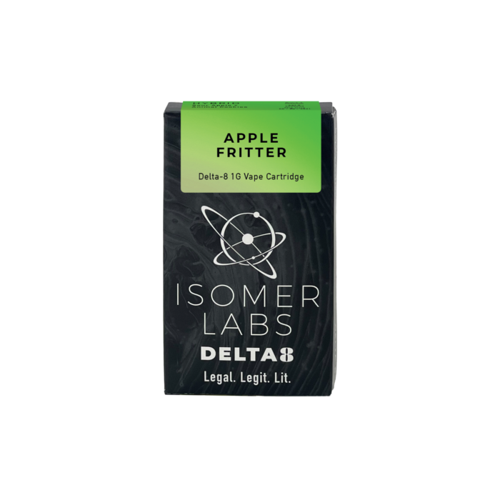 Apple Fritter Isomer Labs 1-gram delta-8 cartridge