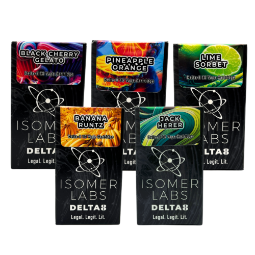 5 Delta-8 Cartridges for $55
