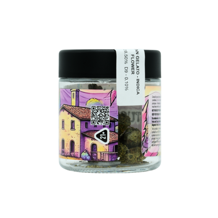 Tuscan Gelato Back 4 Gram Jar