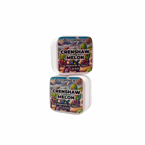 Crenshaw Melon Diamonds in Sauce