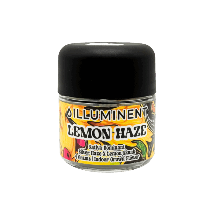 Lemon haze 4 gram jar picture