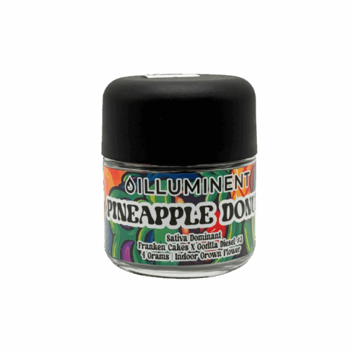 Pineapple Donut 4 Gram jar