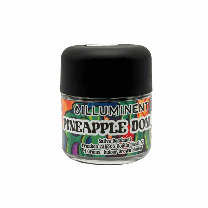 Pineapple Donut 4 Gram jar