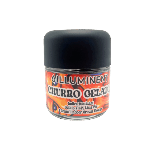 Churro gelato 4 gram jar